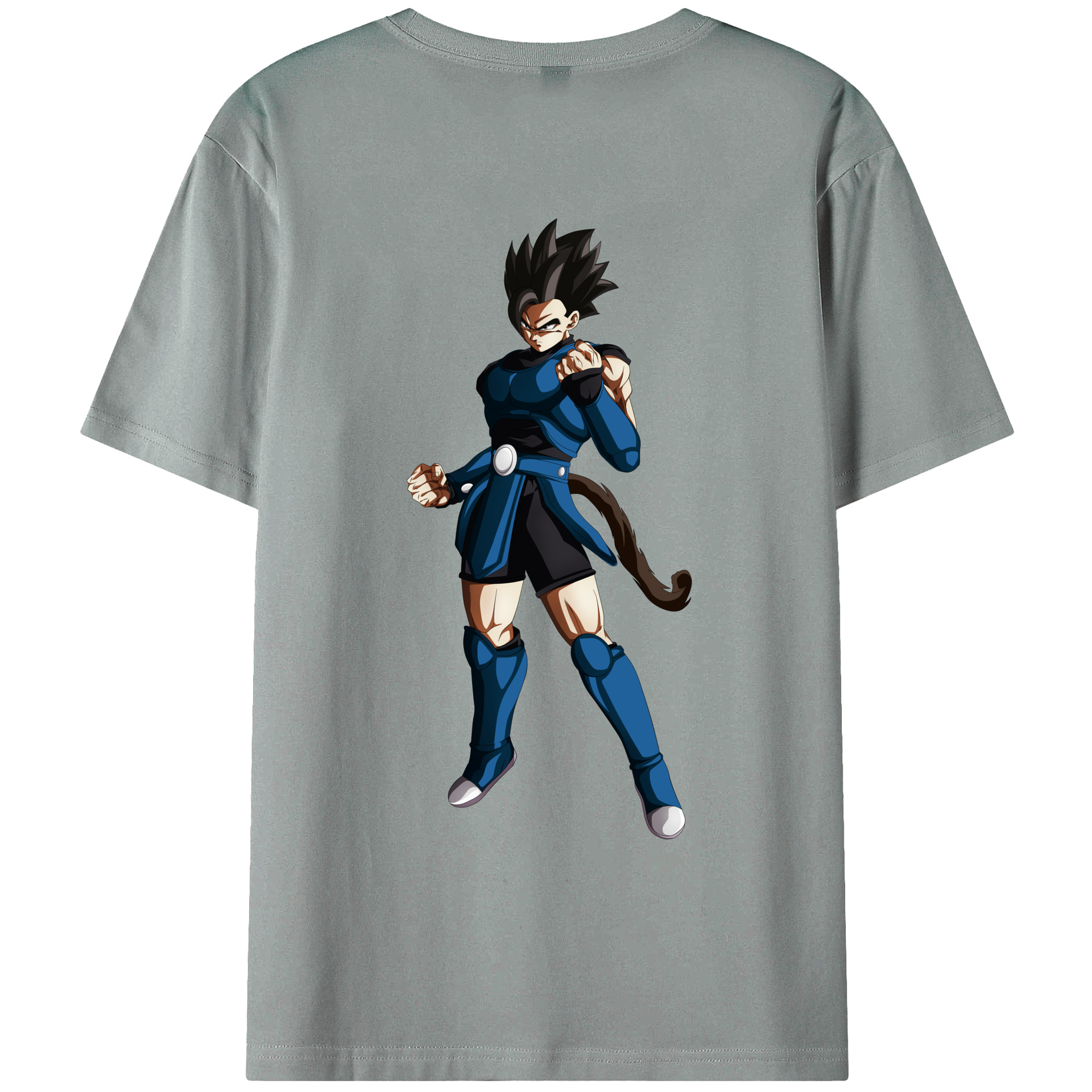 （画像用） ドラゴンボール 孫 悟飯（そんごはん）DRAGON BALL Son Gohan 綿100％ メンズ半袖Tシャツ（バックプリント） 通気性